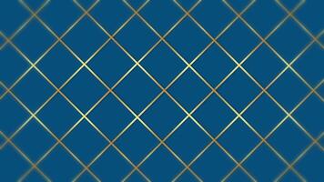 Abstract luxury backgrounds geometric square shape with golden metallic strip. Seamless looped minimal Background video