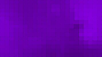 Simple and classy pixilated square box pattern with lines purple color minimal geometric background video