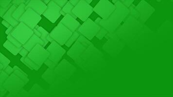 Simple classy moving green squares half gradient minimal green background video