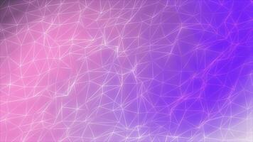 Abstract connection of digital lines and dots technology background, Digital network connection of lines and dots video