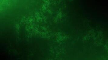 Sombrio lustroso e brilhante verde fumaça nuvem fundo, simples profissional e corporativo fumaça fundo video