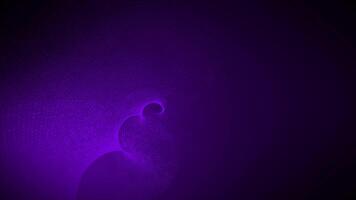 Abstract swirl pattern purple hi-tech futuristic dots abstract background video