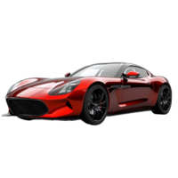 AI generated 3d illustration of sports car, generative ai png