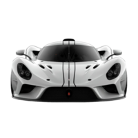 AI generated 3d illustration of sports car, generative ai png