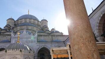 turkey istanbul 13 july 2023. The Suleymaniye Mosque is an Ottoman imperial mosque in Istanbul, Eminonu, video