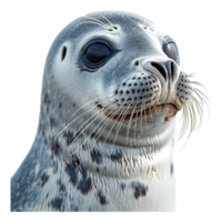 ai gerado foca isolado em transparente fundo png