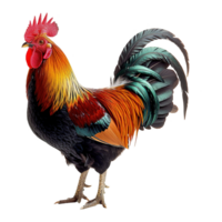AI generated Rooster isolated on transparent background png