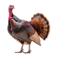 AI generated Turkey isolated on transparent background png