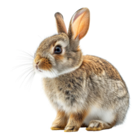 AI generated Cute rabbit isolated on transparent background png