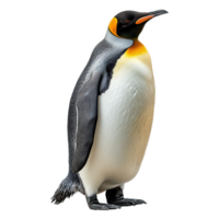 ai generado pingüino aislado en transparente antecedentes png