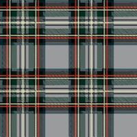 Checkered grey seamless tartan pattern in Scottish style vector