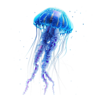 AI generated Jellyfish isolated on transparent background png