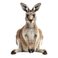 ai genererad känguru isolerat på transparent bakgrund png