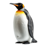 ai generiert Pinguin isoliert auf transparent Hintergrund png