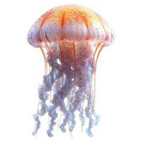 AI generated Jellyfish isolated on transparent background png