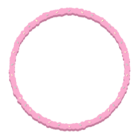 carino rosa crema torta spruzzatori arcobaleno scarabocchio linea forma struttura festa celebrazione coriandoli png