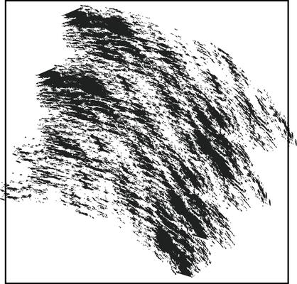 Grunge backgrounds set. Brush black paint ink stroke over square frame.