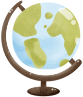 World globe with stand png