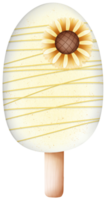 Honey flavored ice cream png