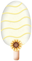 Honey flavored ice cream png