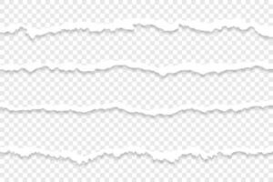 Ripped Paper Torn Collection Background vector