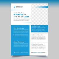 Corporate Business Flyer Template Design vector