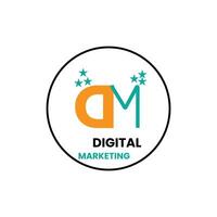 Digital marketing logo vector