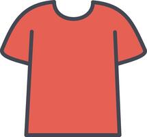 Plain T Shirt Vector Icon