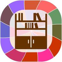 Book Shelf Vector Icon