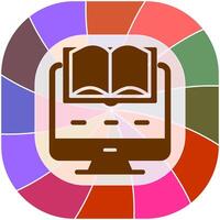 Digital Learning Vector Icon