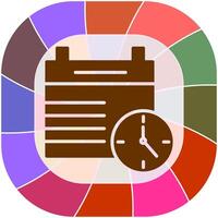 icono de vector de reloj