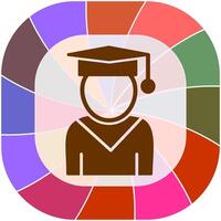 Female Student Vector Icon