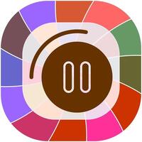 Pause Button Vector Icon