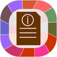 Information Document Vector Icon