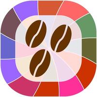 Coffee Beans Vector Icon