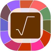 Square Root Vector Icon