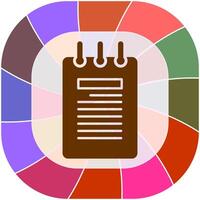 Notepad Vector Icon