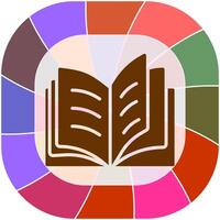 Open Book Vector Icon