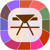 Picnic Table Vector Icon