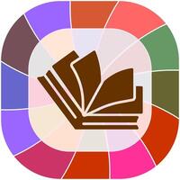 Open Book Vector Icon