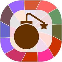 Exploding Cannon Ball Vector Icon