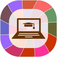 Online Degree Vector Icon