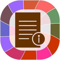 Information Document Vector Icon