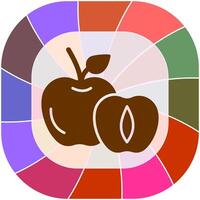 Apricot Vector Icon