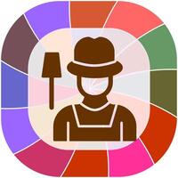 Farmer Vector Icon