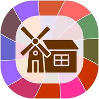 Windmill Vector Icon