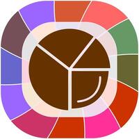 Pie Chart Analysis Vector Icon
