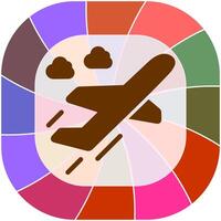 Flight Takeoff Vector Icon