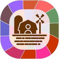 Farm House Vector Icon