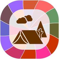 Tent Vector Icon